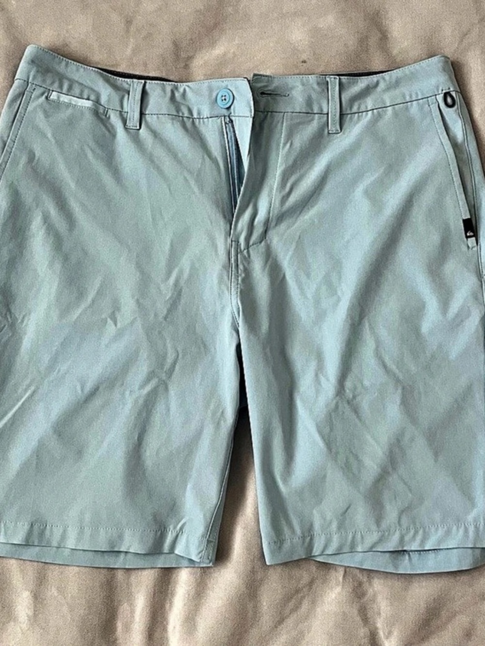 Quiksilver Amphibian Shorts Men's Hybrid Shorts Blue Waist 34 Like New